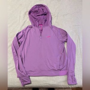 Brooks Notch Thermal Hoodie Size Large Purple